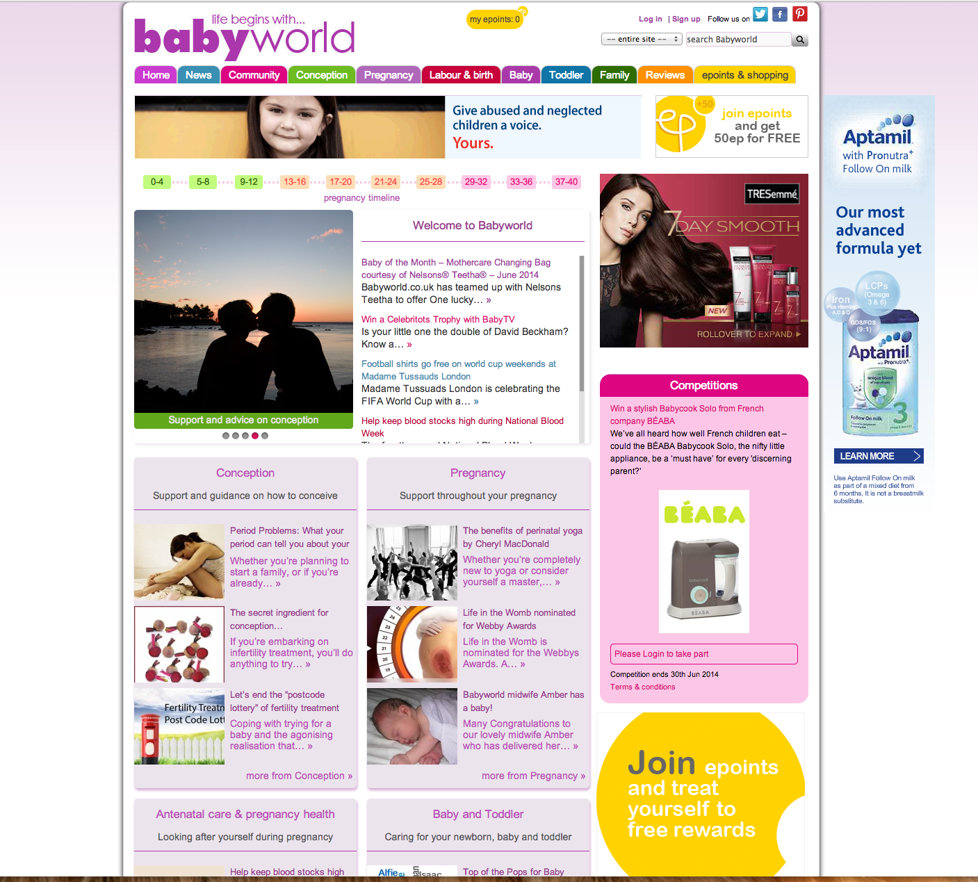 Babyworld Website